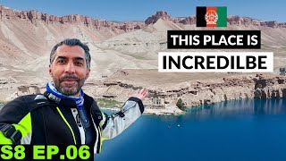 The Most Surprising Place in Afghanistan🇦🇫S8 EP06  Bande Amir  Pakistan to Japan Motorcycle Tour [upl. by Nhabois]