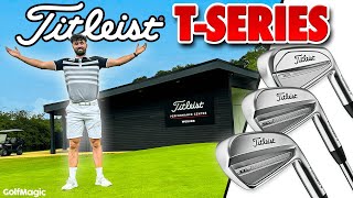 I Got Fitted For The NEW 2023 Titleist TSeries Irons Titleist T100 T150 amp T200 [upl. by Gemperle]