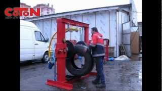 Truck tyre testing machine [upl. by Kauppi]