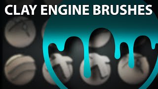 Clay Engine Brushes  Sculpt Room  Intro to 3D Coat  08 [upl. by Nida]