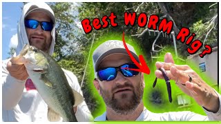 Is THIS the BEST WORM RIG Versatile Effective and EASY BASS FISHING Techniques [upl. by Ilojne356]