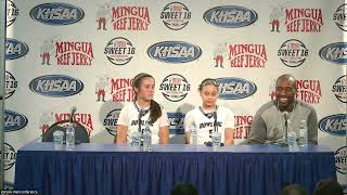 2024 Mingua Beef Jerky Girls Sweet 16® Bowling Green vs Owsley County Postgame Interview [upl. by Suanne]