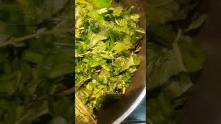 STEAMED JAMAICAN CALLALOO Recipe shorts [upl. by Noir206]