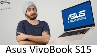 Asus VivoBook S15  Un laptop bun la toate  Unboxing amp Review CELro [upl. by Nsaj]