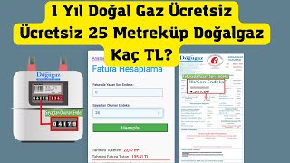 Konutlarda 1 Yıl Doğal Gaz Ücretsiz Konutlarda Ücretsiz Aylık 25 Metreküp Doğalgaz Kaç TL [upl. by Kire]