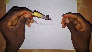 Construction of an Archimedean Spiral of Two Convolutions 2 Turns given Long and Short Distances [upl. by Seabrooke]