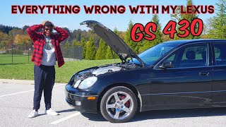 Everything WRONG with my RESCUED 200K Mile Lexus GS 430 [upl. by Shaughn634]