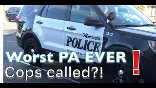 Service dog public access problemCOPS CALLED THE WORSE PA PROBLEM YET [upl. by Acirat728]