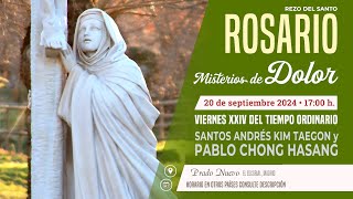 SANTO ROSARIO de hoy Viernes Misterios Dolorosos en DIRECTO desde PRADO NUEVO a las 1700 h [upl. by Ilrahs]