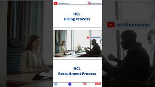 Updated HCL Hiring Process shorts [upl. by Josie]