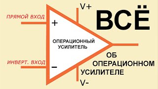 Часть I Всё что вы хотели знать об Операционном Усилителе  в ОДНОМ ВИДЕО [upl. by Macnamara]