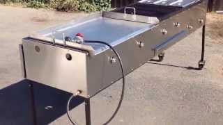 Plancha Para Tacos Con Quemador De Alta Presion Taco Cart With High Pressure Burner [upl. by Alyn]