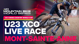 Mens U23 XCO World Cup MontSainteAnne Canada  UCI Mountain Bike World Series [upl. by Fariss]