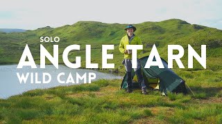 Solo Angle Tarn Wild Camp In The Lake District [upl. by Alecram]