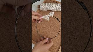 makramé levél minta karika alapra  macrame leaf macrametutorial [upl. by Mic]