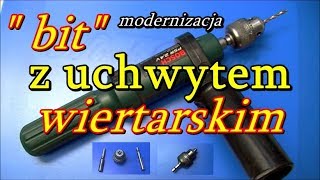 jak dorobić uchwyt wiertarski do wkrętarki [upl. by Elocen783]