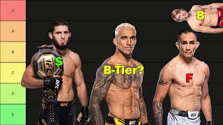 Fixing the UFC rankings with a Tierlist Lightweight Edition [upl. by Ahsratal323]