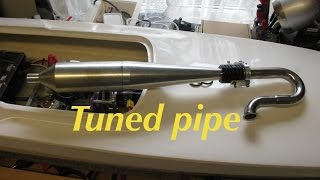 Zenoah Engine Boat Build Part  13 The tuned pipe [upl. by Nick140]