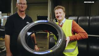 Tire manufacturing  Behind the scenes of MICHELIN Power MotoE  Michelin Motorsport [upl. by Adnak]