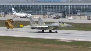 MiG29 Landing Lviv UKLLLWO HD [upl. by Revorg]