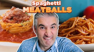 Italian Chef Reacts to Popular SPAGHETTI and MEATBALLS Videos [upl. by Durno]