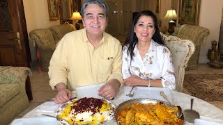 زرشک پلو با مرغ خیلی خوشمزه Recipe for Zereshk polo [upl. by Holmun291]