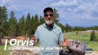 Orvis Guide Sling Pack and Net Review  Mattis Sessel of Engearmentcom [upl. by Ardnasil]