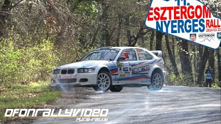 11 EsztergomNyerges Rally 2024 Action  Ofonrallyvideo [upl. by Arahk607]