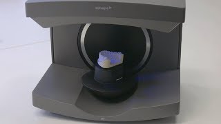 3Shape E scanner  Single Crown Model Scanning [upl. by Ahterod]