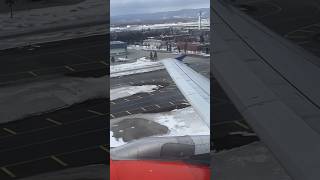 Engine buzz SAS Airbus A320200 OYKAN  takeoff from Oslo airport shorts [upl. by Drue]