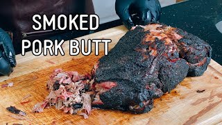 How to Smoke Pork Butt  How to Make Pulled Pork Recipe [upl. by Llekcor4]