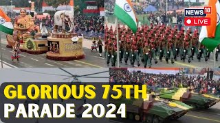 Republic Day Parade News LIVE  Best Moments Of The 75th Republic Day Parade LIVE  PM Modi  N18L [upl. by Claybourne813]