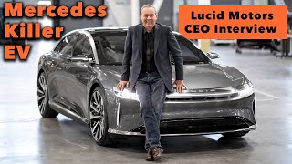 I Interview CEO Peter Rawlinson About the New Lucid Air [upl. by Shulock]