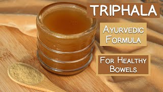 Triphala Powder An Ayurvedic Formula for Healthy Bowels [upl. by Oetam688]