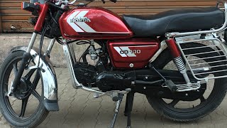 HeroHondaCD 100 ss bike modified Read colour Self start Fitting [upl. by Fulton210]