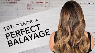 101 Learning the Basics of Balayage  Kenra Color [upl. by Augie295]