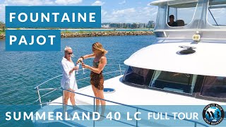 Fountaine Pajot Summerland 40 LC Power Catamaran For Sale [upl. by Piderit]