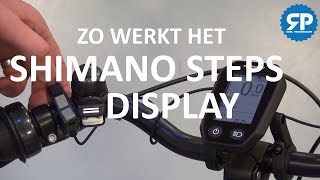 Zo werkt het Shimano Steps display  bedieningssysteem van je ebike [upl. by Alema253]