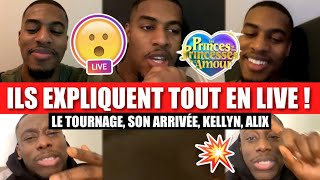 TEDDY EXPLIQUE TOUT SUR SON ARRIVÉE DANS LES PRINCES DE L’AMOUR 8 EN LIVE AVEC HABI  😮 LPDLA8 [upl. by Azne]