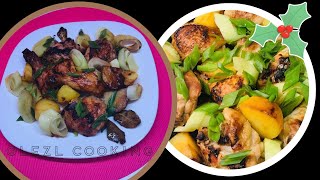 PIATTO DI POLLO CON PATATE E PORRO easyRecipe homeCooking by Glezl [upl. by Angelique637]