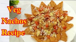 Nachos Recipe  Vegetarian Nachos  Cheesy Nachos  All About Cooking [upl. by Aicilegna]