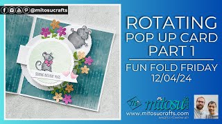 Learn How To Make A Rotating Pop Up Card  Part 1 [upl. by Jake297]