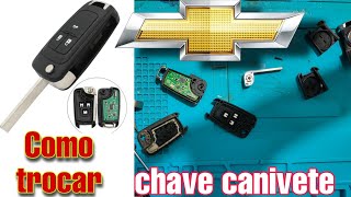 Como trocar carcaça e placa chave Canivete Chevrolet prisma Onix Cobalt cruze [upl. by Oirramaj159]