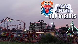 Top 10 Rides at Palace Playland [upl. by Ilak]