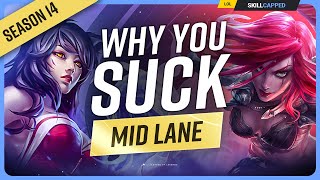 Why YOU SUCK at MID LANE And How To Fix It  League of Legends [upl. by Enelrac5]