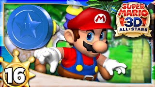 ALL Blue Coins In Bianco Hills amp Ricco Harbor Super Mario Sunshine 100 Walkthrough Part 16 [upl. by Arica]