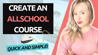 How to Create an Online Class  Allschool Course Creation Allschool vs Outschool [upl. by Suoicul]