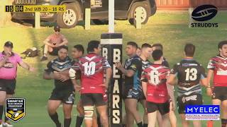 NRL WA 2018 Round 10 Highlights  Bears v Sharks [upl. by Aushoj460]