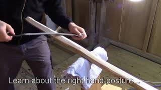 Primitive Bow Making  The Draw Knife  Trailer [upl. by Bohrer]