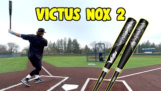 Hitting with the 2023 VICTUS NOX 2  BBCOR Baseball Bat Review [upl. by Franci]